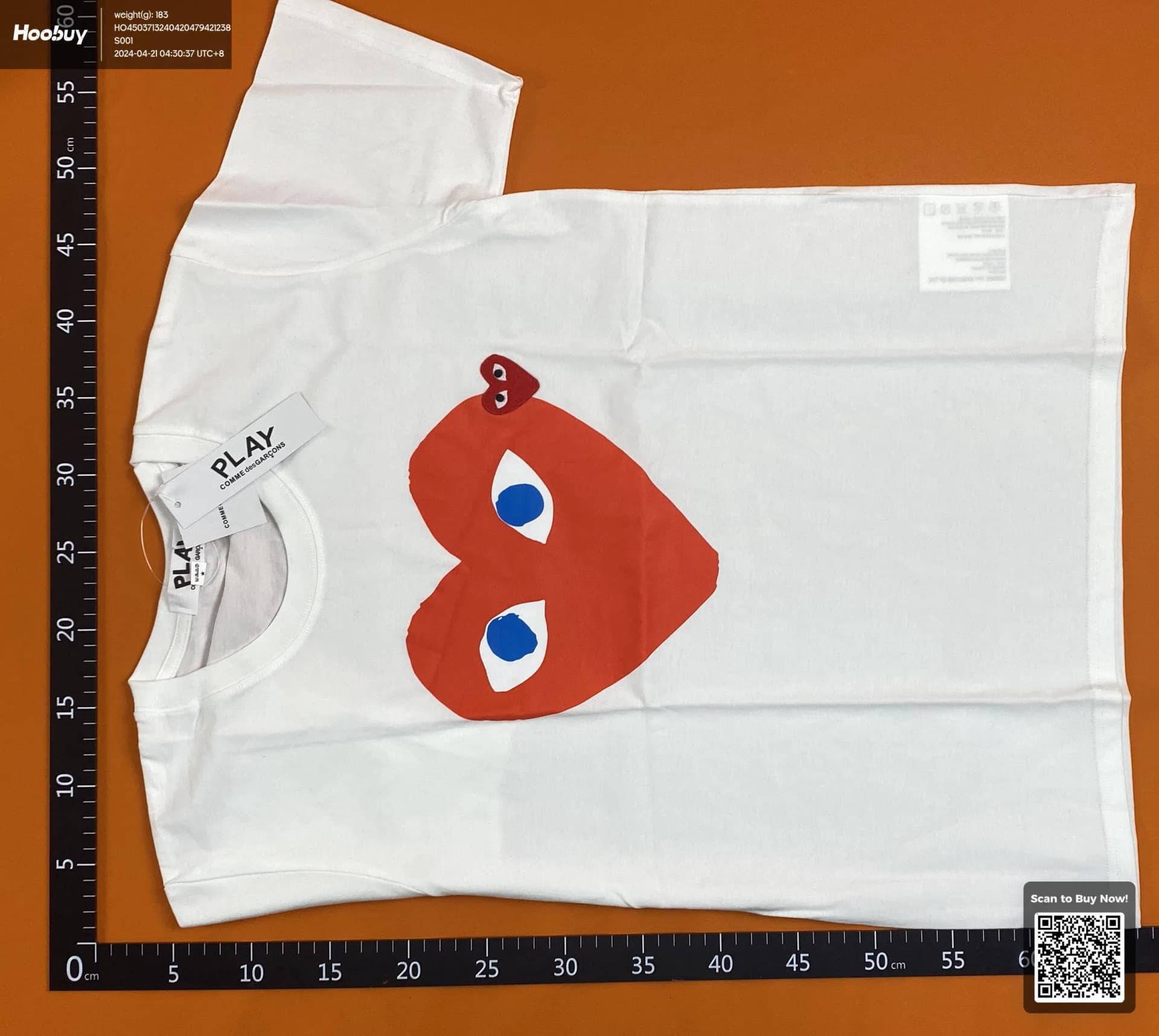 Commes de garcons shirt from Taobao