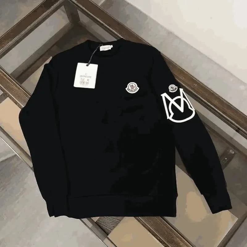 Moncler Logo Patch Crewneck Sweatshirt — clothing from Weidian