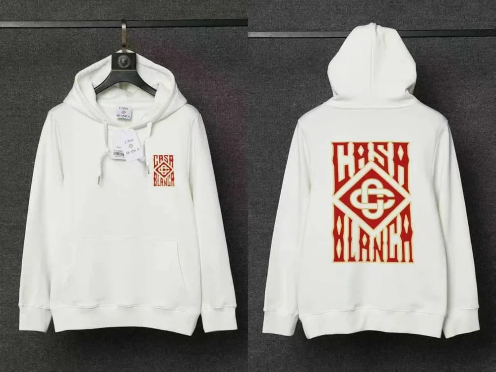 Casablanca Logo Print Hoodie — hoodies from Weidian