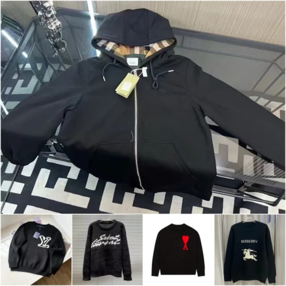Burberry Style Check Lined Zip Hoodie — hoodies from Weidian