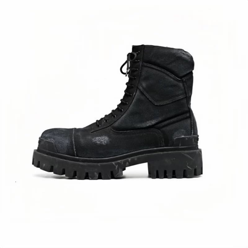 B's black cloth boots, destruction boots, full size, full shot, pull down to see details from Taobao