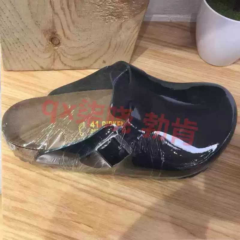 Genuine cork slippers with correct letters Chef shoes men's shoes women's shoes kitchen universal closed toe shoes foreign trade shoes half package from Taobao