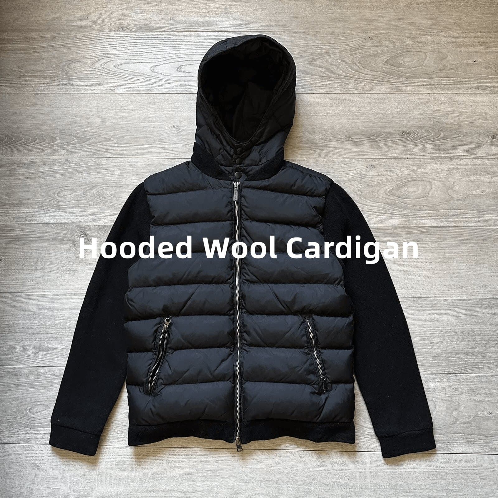 GJLWP #PRO002 Hooded Wool Cardigan from Taobao