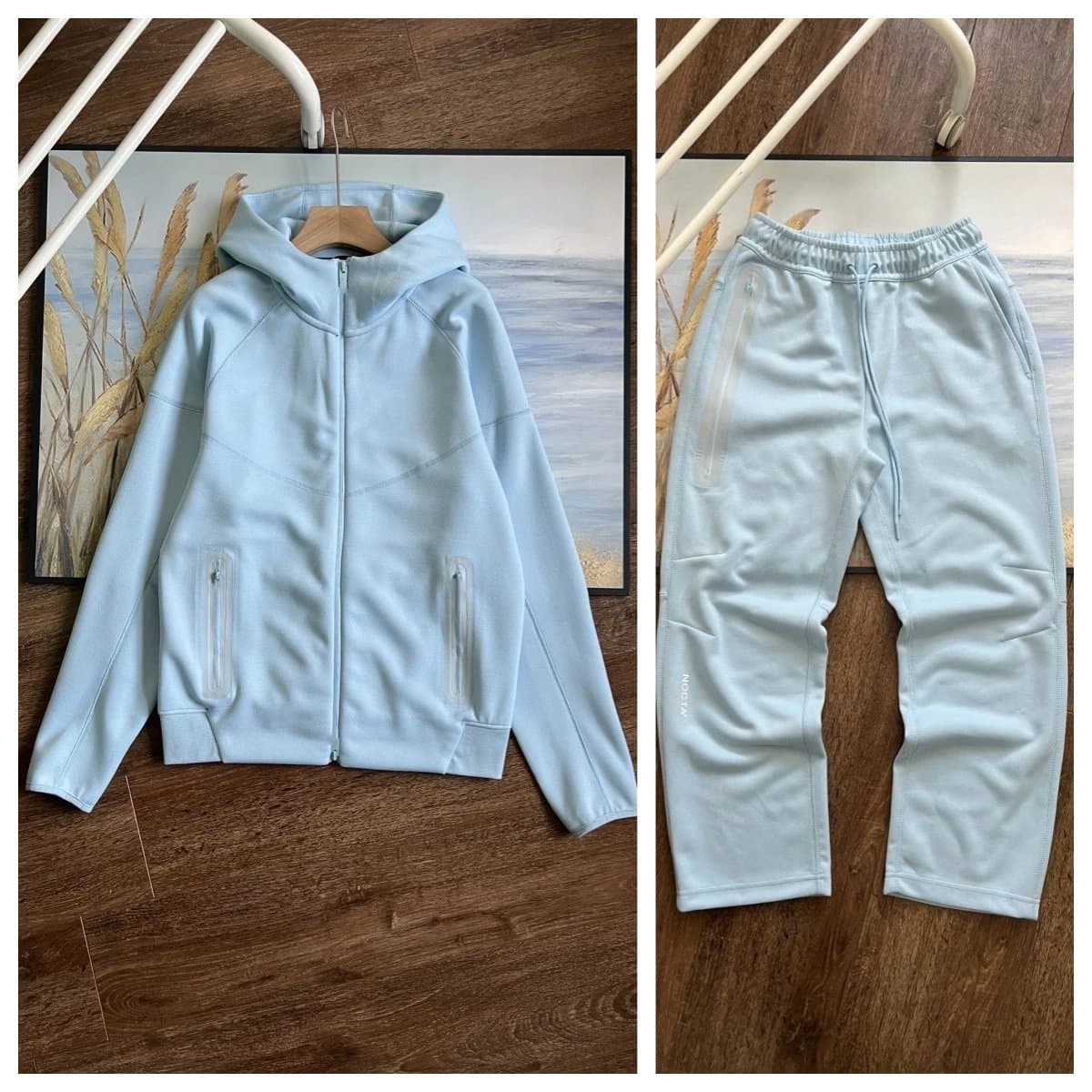 Hooded casual suit 64415588 from Weidian
