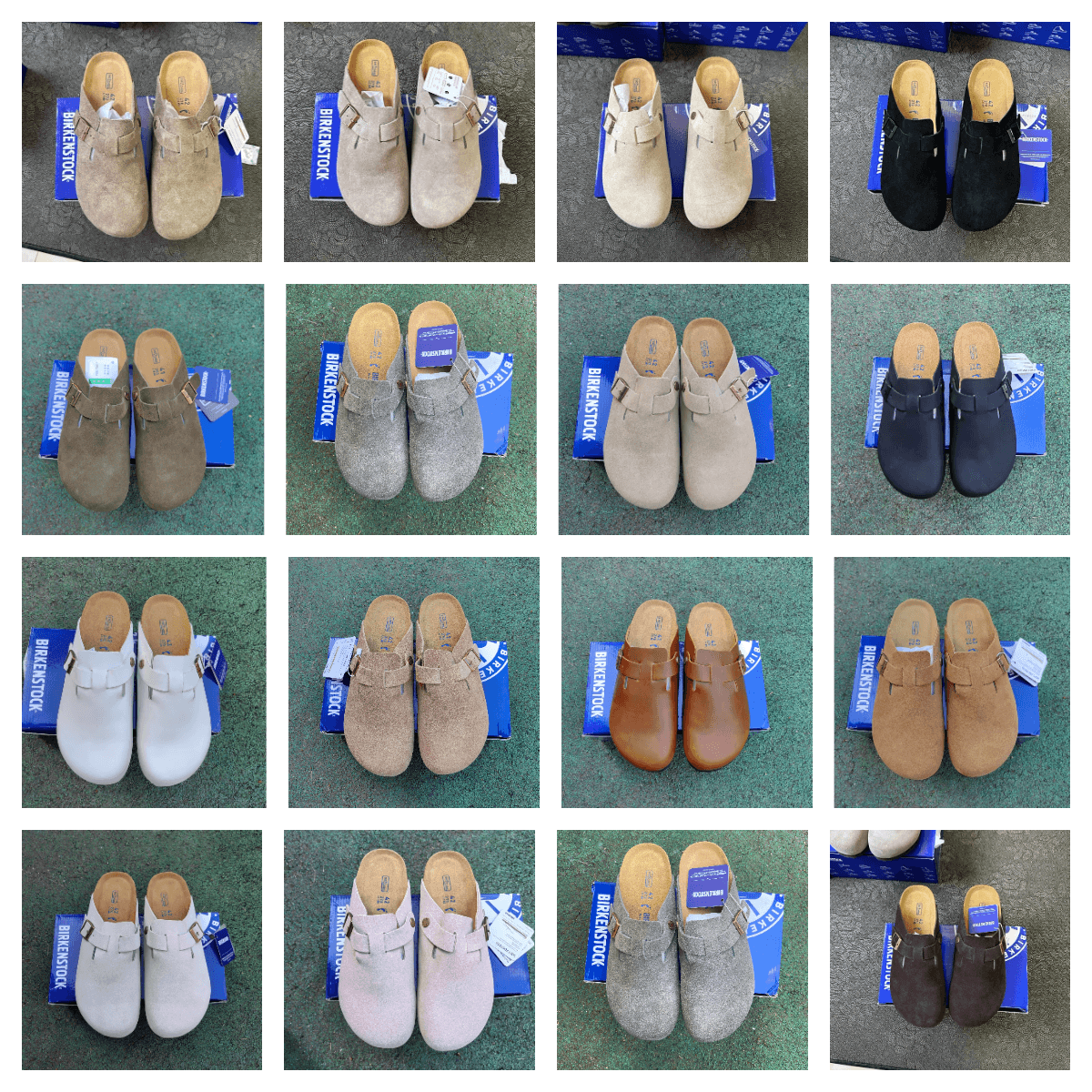 Bir kens tock lightweight casual closed toe slippers 2024 most popular slippers series color collection from Weidian