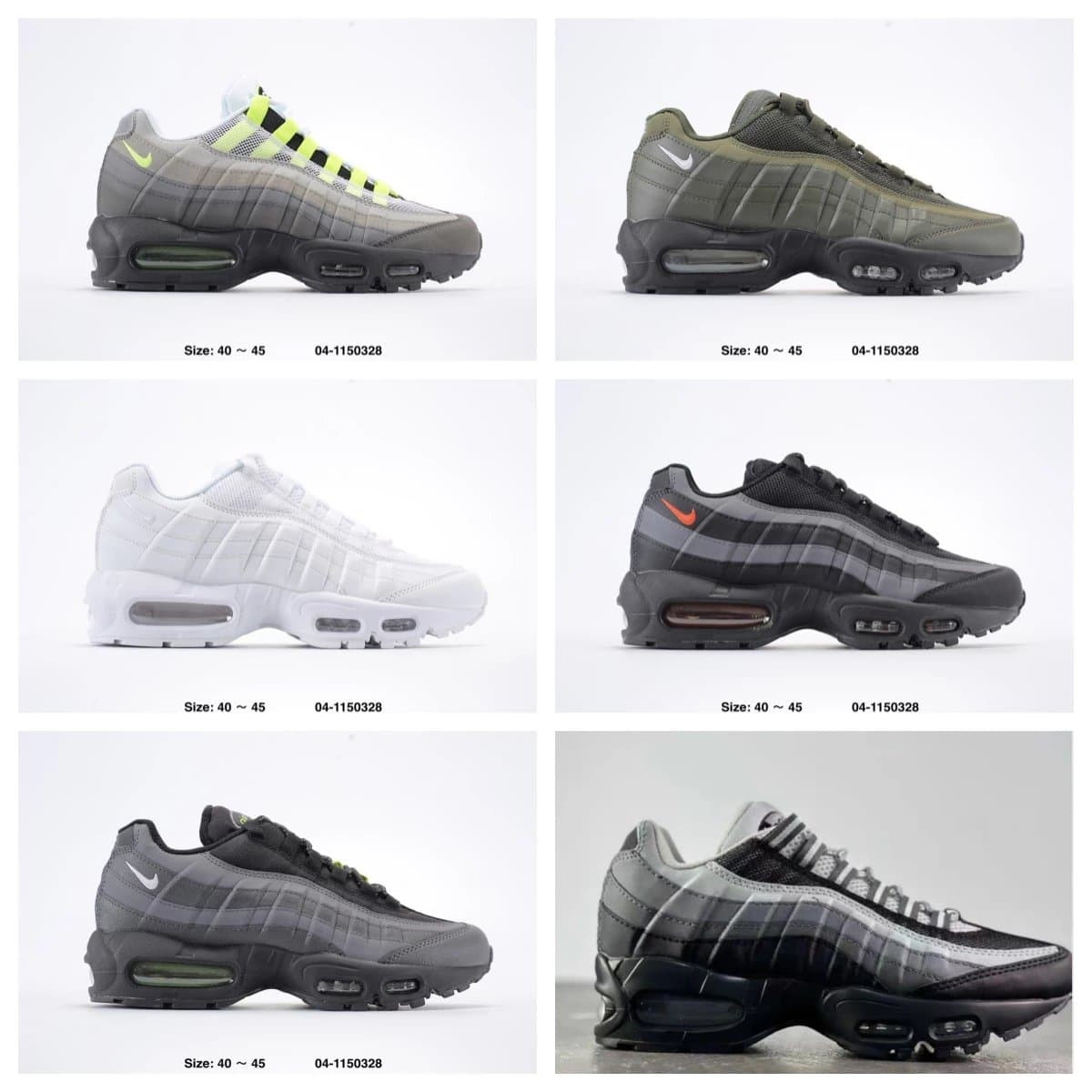 Retro sports shoes air cushion sports running shoes from Weidian