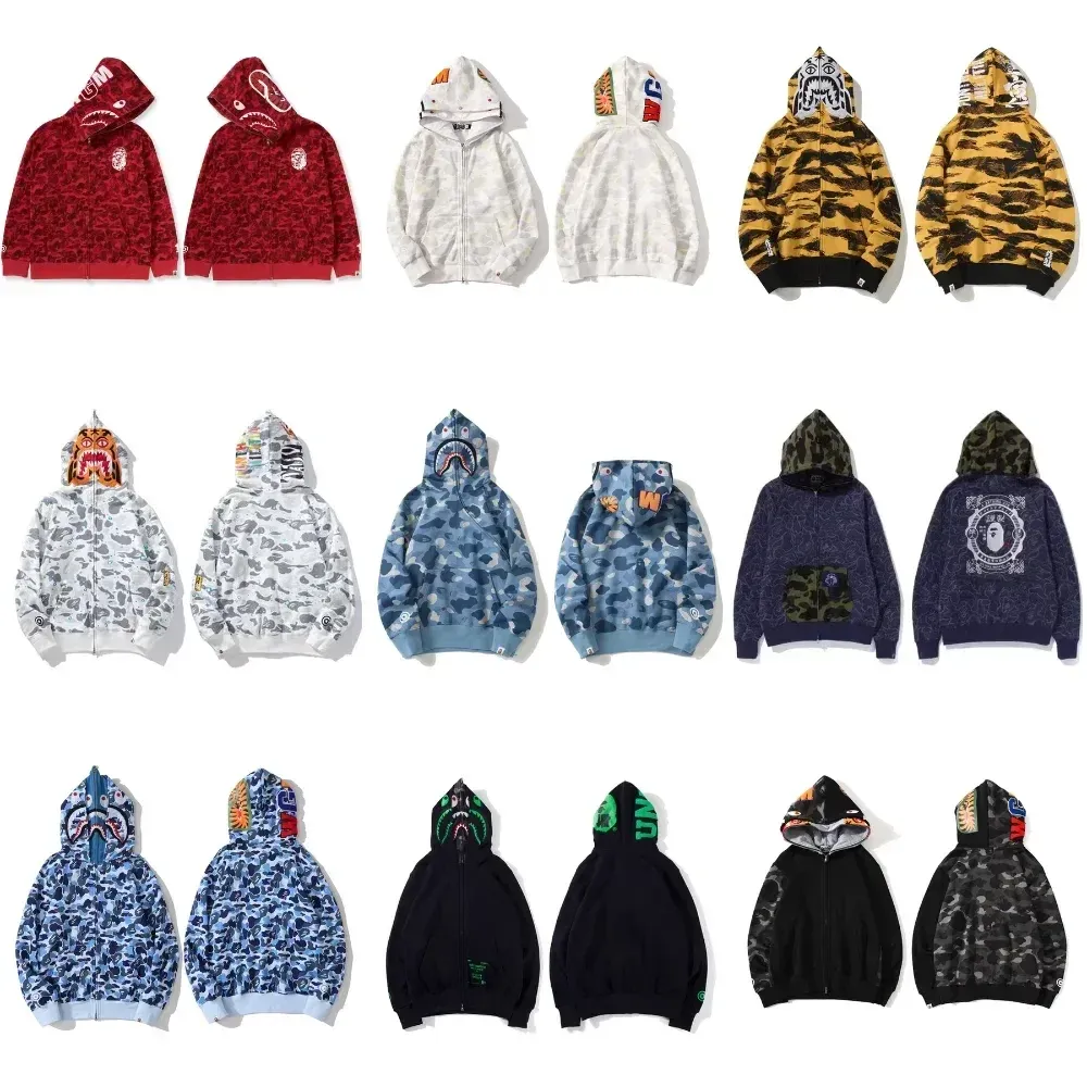 Bape Shark Full-Zip Hoodie (60+ Colorways) - Main product image by FashionHunter